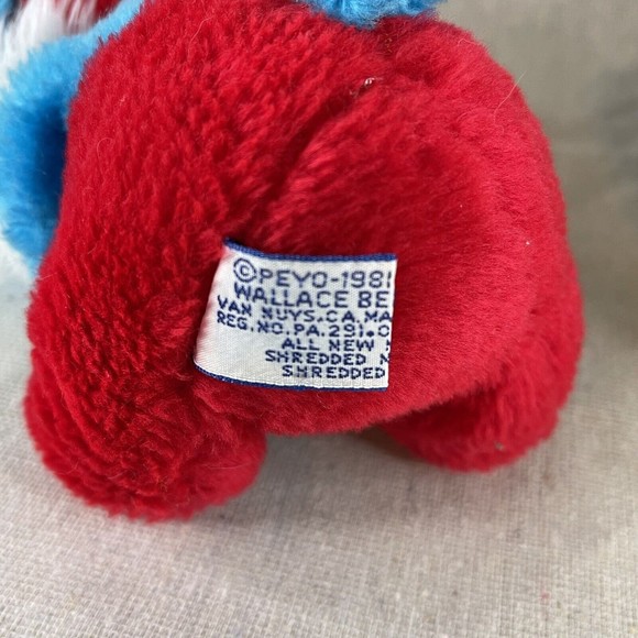 Smurf Plush Lot Papa Smurf 8” 1981 Hug Smurf 10” 1979 Hackus Smurf 9.5” 2013 - Picture 10 of 13